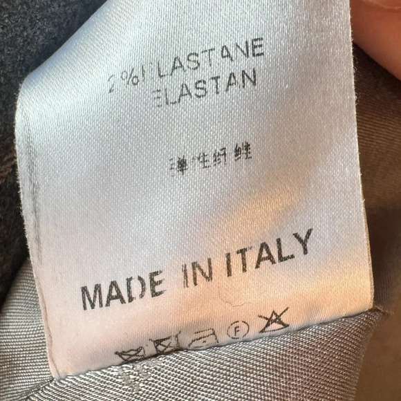 Flavio Castellani Pinstripe Wool Blazer Women's Size US 8  IT 44 Academia Preppy - Picture 15 of 16